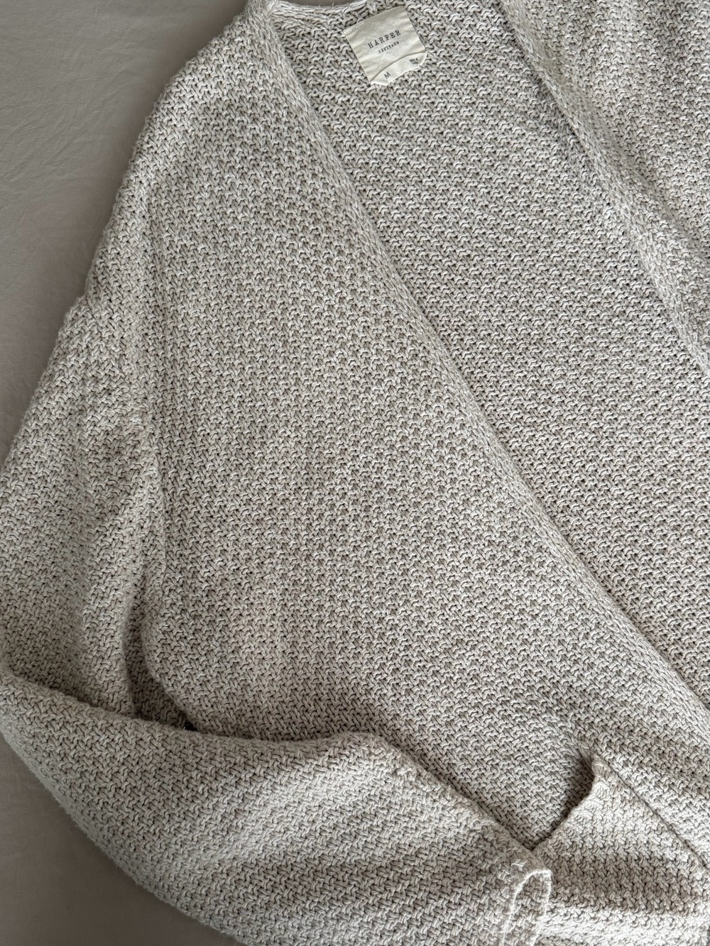 Harper Heritage Cream Knit Cardigan
